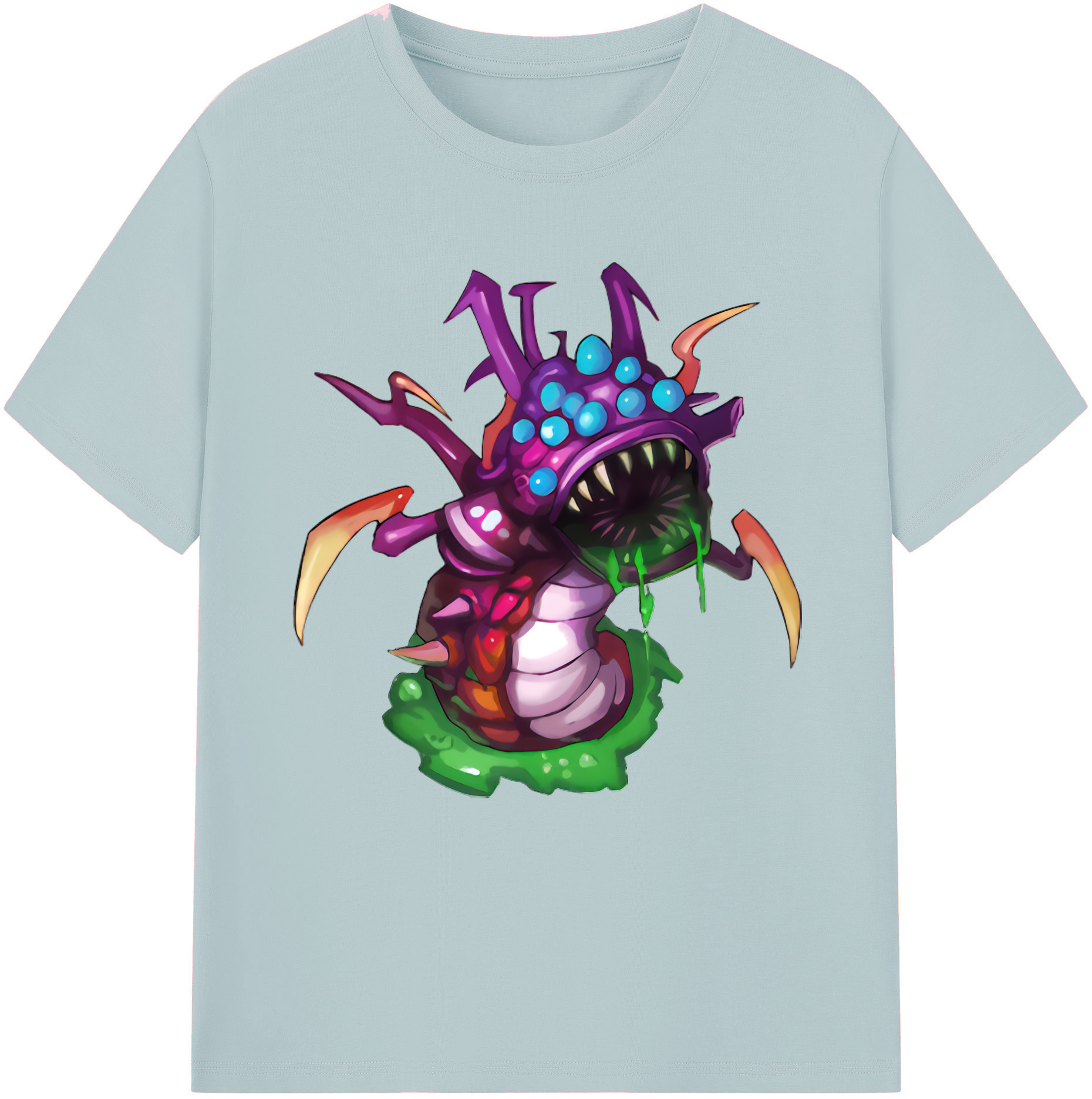 リーグ・オブ・レジェンド League of Legends LOL 綿100％半袖Tシャツ（フロントプリント）